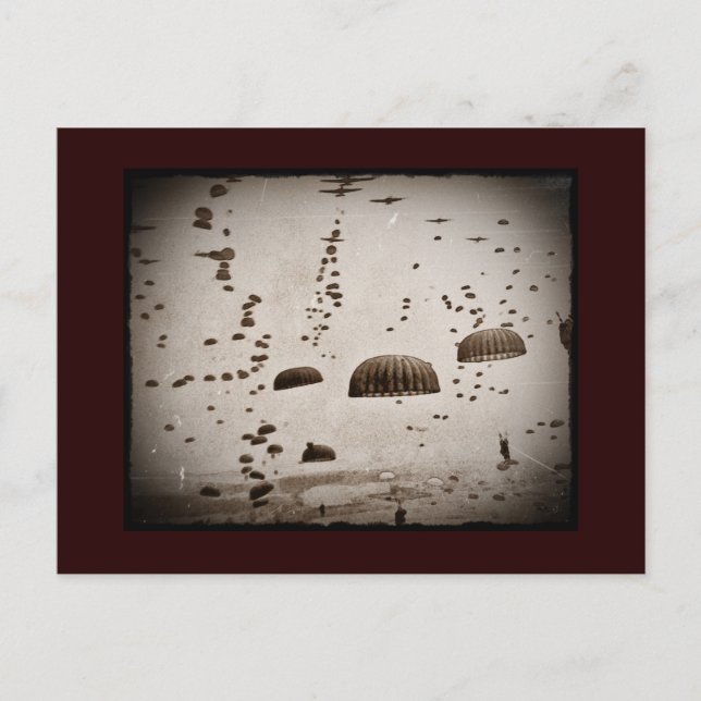 Cartão Postal Desembarques em D-Day de Imagens Associadas (Frente)