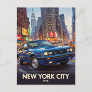 Cartão Postal Desempenho de Rua nos Oitenta em Nova York 1985