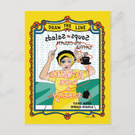 Cartão Postal Desenhar Line_B_ Postcard