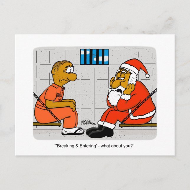 Cartão Postal desenho de natal 7 (Frente)