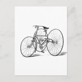 Cartão Postal Desenho de triciclo