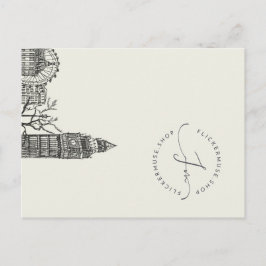 Cartão Postal Desenho do Tom do Flickermuse Mocha Mousse