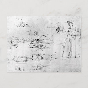 Cartão Postal Desenhos de armamento, fol. 40v-a