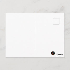 Cartão Postal Desenhos de esqui preto & inverno