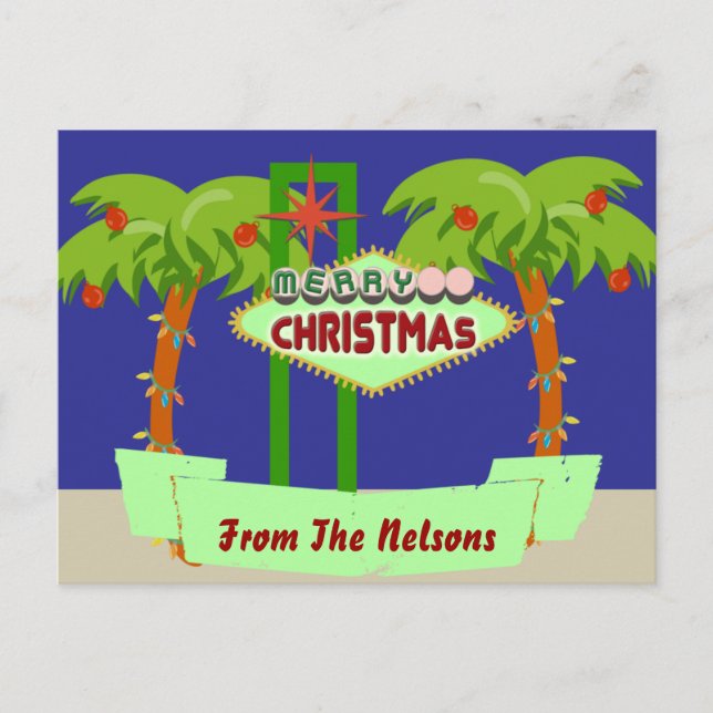 Cartão Postal Desert Hoilday também (Frente)