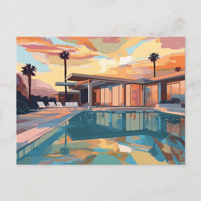 Cartão Postal DESERT LIVING DESIGN nº 1 (Frente)