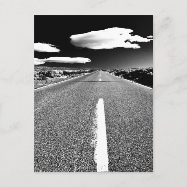 Cartão Postal Desert Road (Frente)