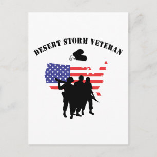 Cartão Postal Desert Storm Veteran