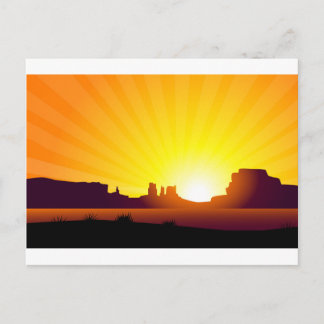 Cartão Postal Desert Sunrise