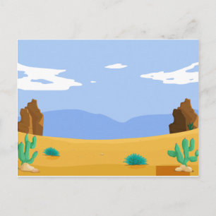 Cartão Postal deserto