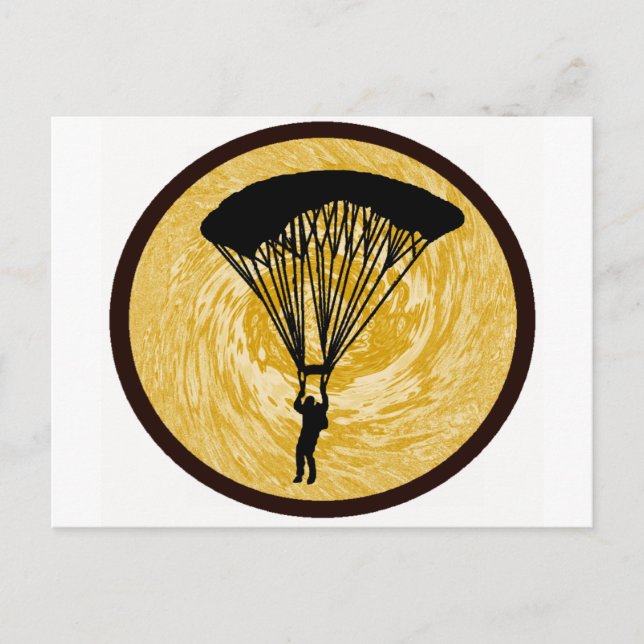 CARTÃO POSTAL DESERTO ABERTO SKYDIVE (Frente)