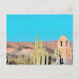 Cartão Postal Deserto da Argentina Norte