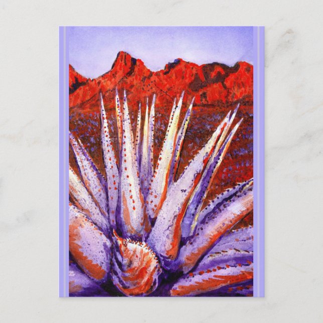 Cartão Postal Deserto de Cores de Água 2004 (Frente)