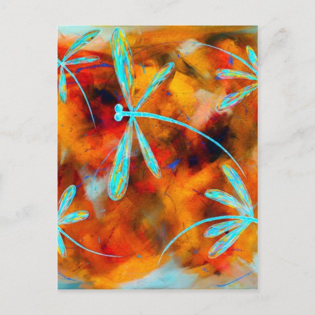 Cartão Postal Deserto de Dragonfly (Frente)