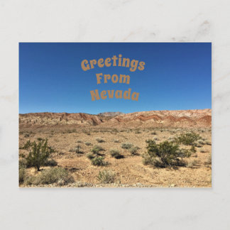Cartão Postal Deserto de Nevada