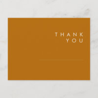 Deserto Simples | Obrigado Casamento Laranja Queim