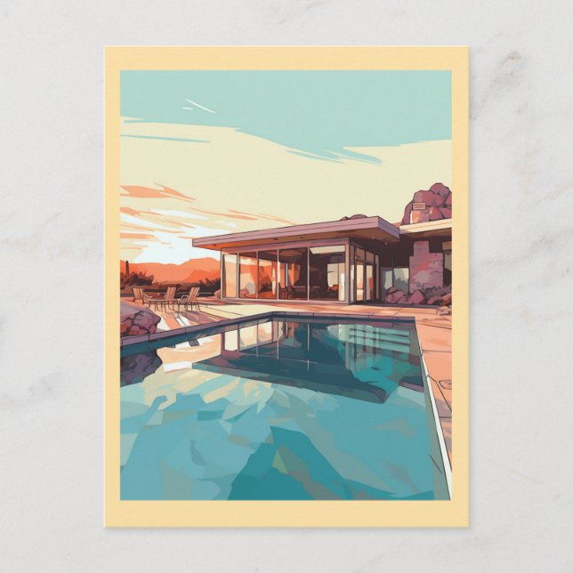 CARTÃO POSTAL DESERTO VIVENDO #3 (Frente)