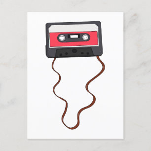 Cartão Postal Desferida a fita cassete Mixtape Retroativa