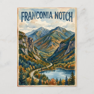 Cartão Postal Desfiladeiro de Franconia