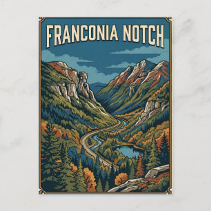 Cartão Postal Desfiladeiro de Franconia