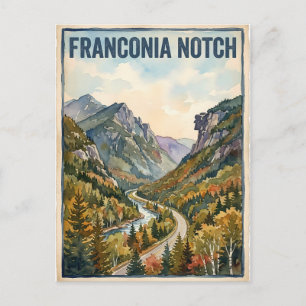 Cartão Postal Desfiladeiro de Franconia