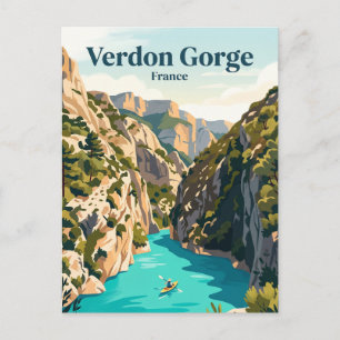 Cartão Postal Desfiladeiro de Verdon França