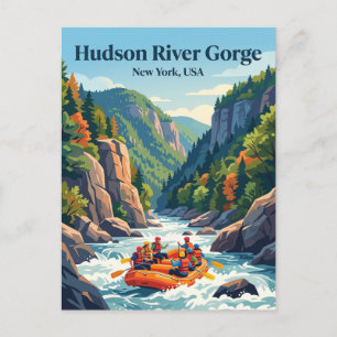 Cartão Postal Desfiladeiro do Rio Hudson, Nova York, EUA
