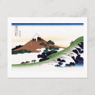 Cartão Postal Desfiladeiro Inume Koshu Hokusai Arte Japonês Fino