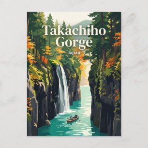 Cartão Postal Desfiladeiro Takachiho Japão