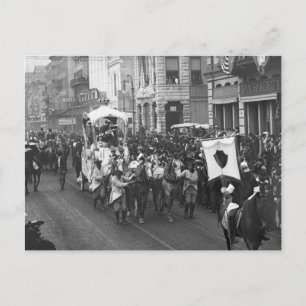 Cartão Postal Desfile de Mardi Gras, 1906