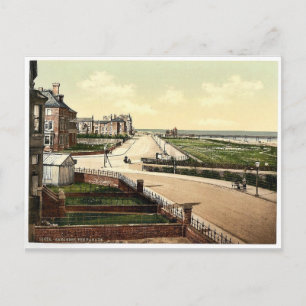 Cartão Postal Desfile, Skegness, Inglaterra, raro Photochrom