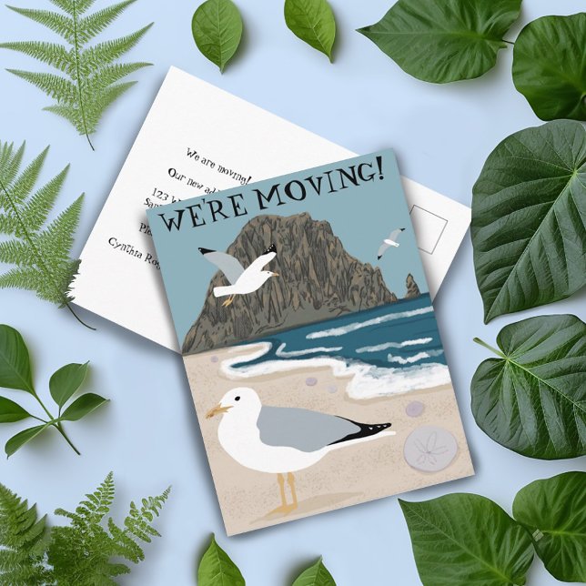 Cartão Postal Desgaste do Anúncio em Movimentação de Praia Mudan (Criador carregado)