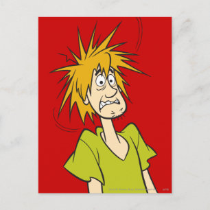 Cartão Postal Desgrenhado amedrontado