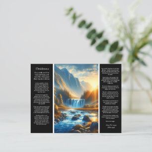 Cartão Postal Desiderata Waterfall Haven