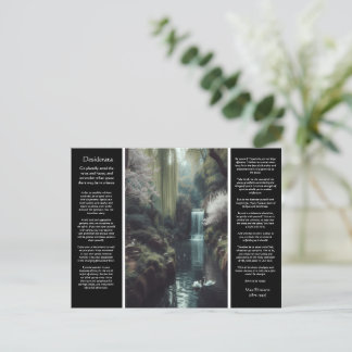 Cartão Postal Desiderata Woodland Whispers Cherry Blossoms, Calm