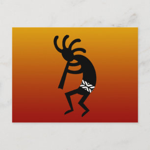 Cartão Postal Design a sudoeste dançando Kokopelli