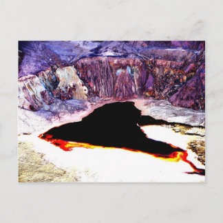 Cartão Postal Design abstrato do pinheiro de lavanda