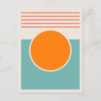 Cartão Postal Design abstrato sunshine