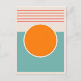 Cartão Postal Design abstrato sunshine