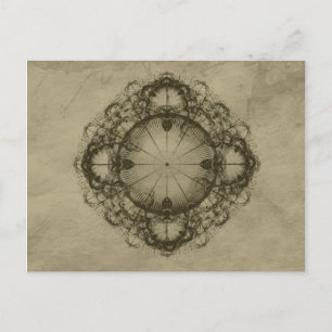 Cartão Postal Design-arte vitoriana Steampunk