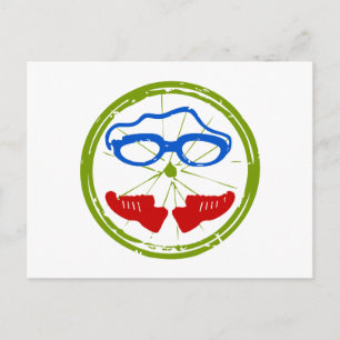 Cartão Postal Design artístico legal de Triathlon