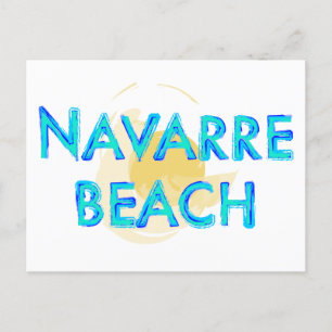 Cartão Postal Design artsy da Navarre Beach