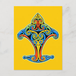 Cartão Postal Design Celta