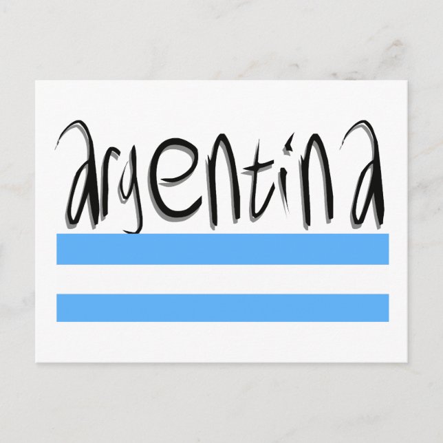 Cartão Postal Design da Argentina! (Frente)