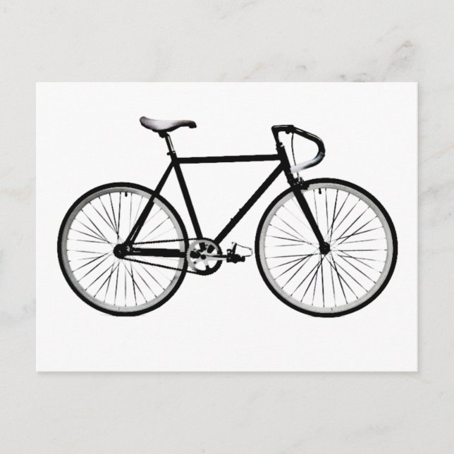 Cartão Postal Design da bicicleta (Frente)