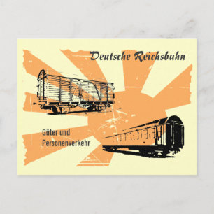 Cartão Postal Design DDR Reichsbahn