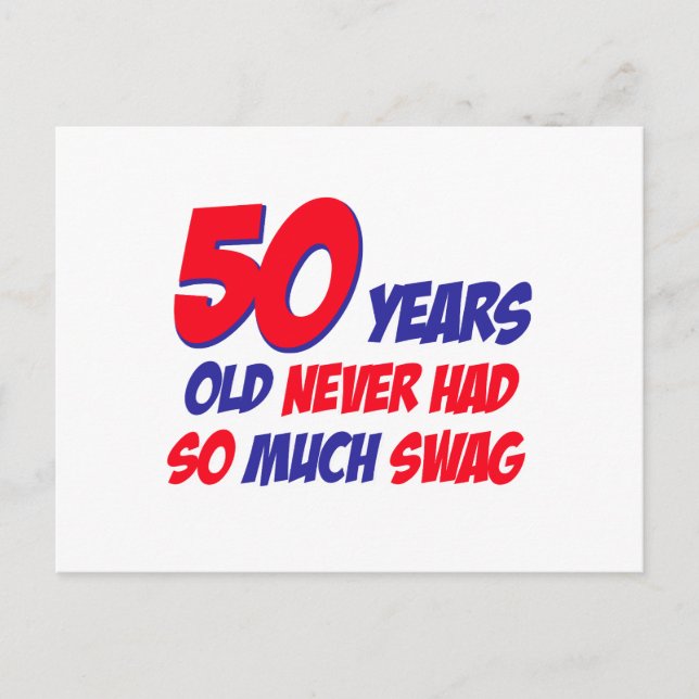 Cartão Postal design de 50 anos (Frente)