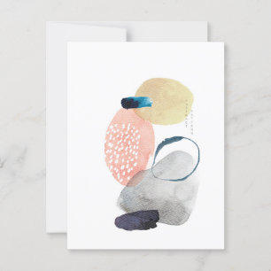 Cartão Postal Design de acrílico moderno