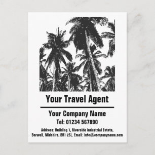 Cartão Postal Design de Agente de Viagens para Personalizar