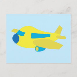 Cartão Postal Design de avião